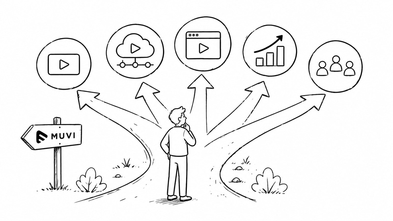 OTT startup and media brand platform comparison across web, mobile, and TV experiences